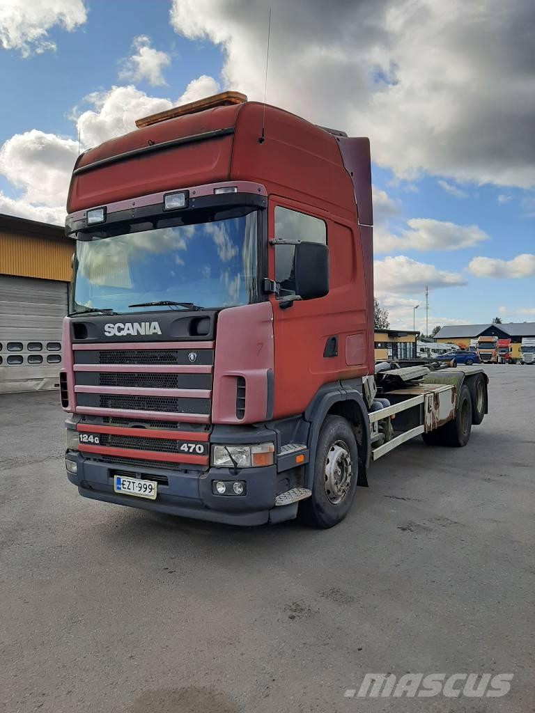 Scania R 124 Hook lift trucks