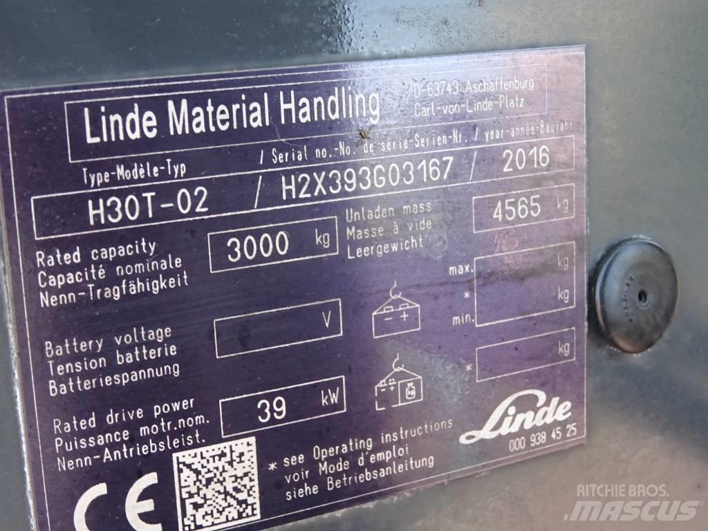 Linde H30T-02 LPG trucks