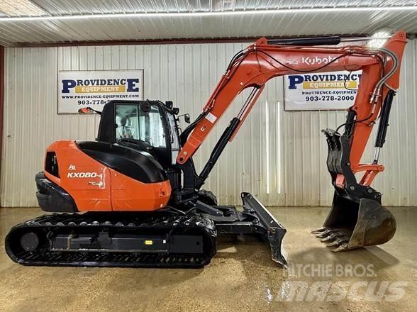 Kubota KX080-4 Crawler excavators