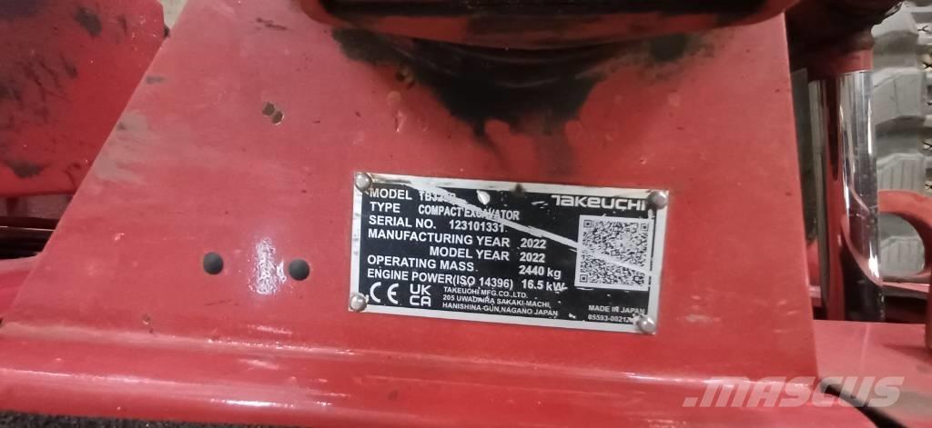 Takeuchi TB 325 R Mini excavators < 7t (Mini diggers)