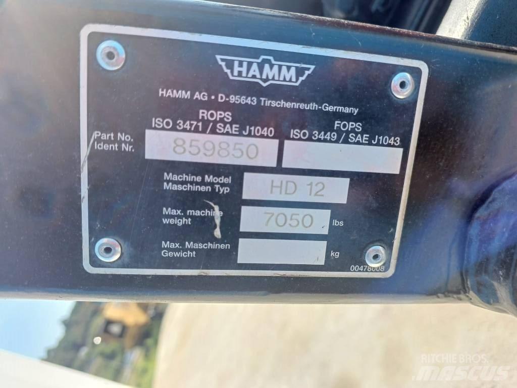 Hamm HD 12 Twin drum rollers