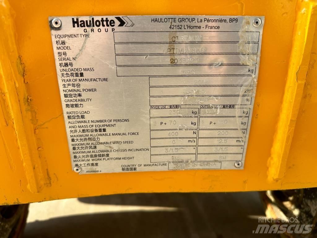 Haulotte OPTIMUM 8 Scissor lifts
