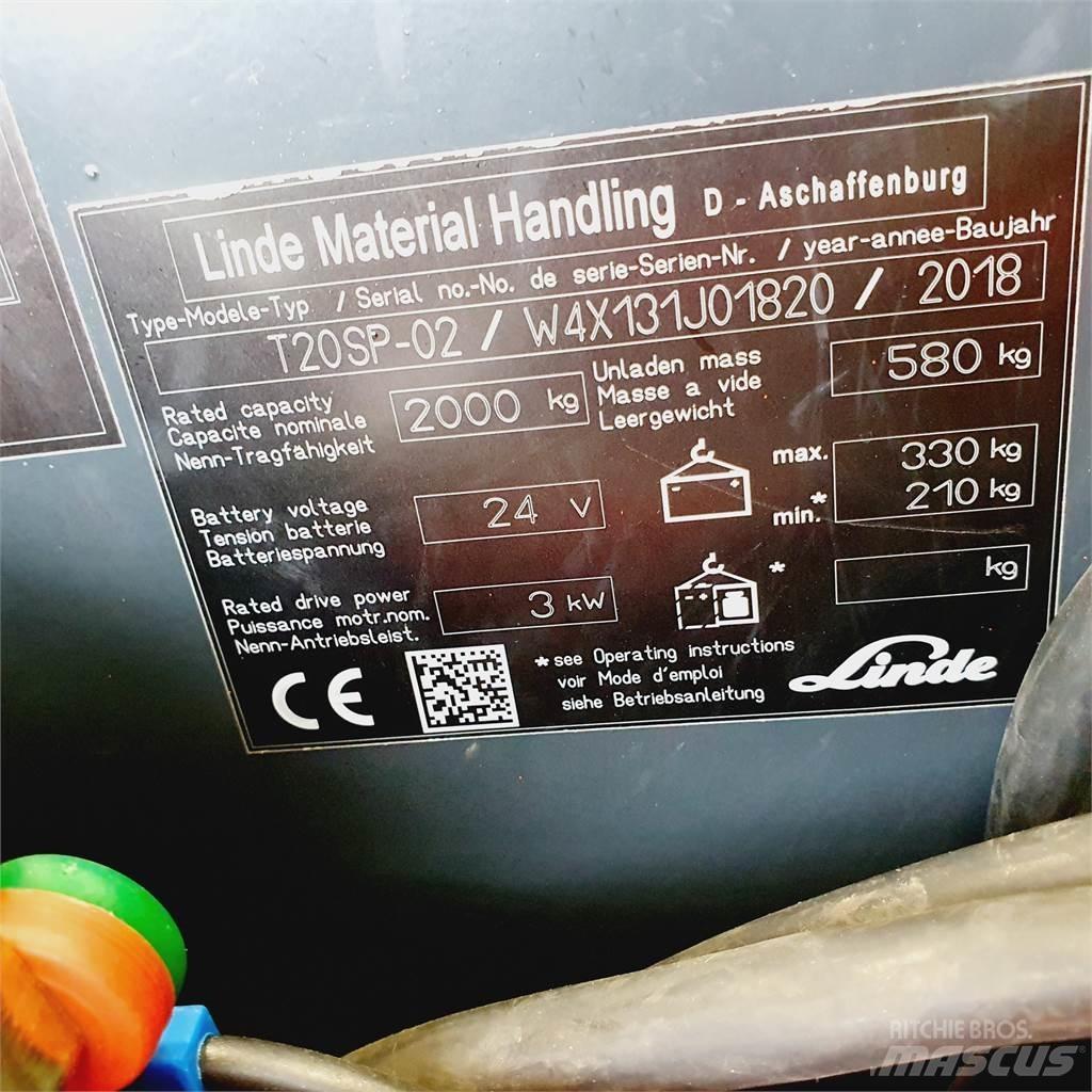 Linde T20SP kurz Low lifter