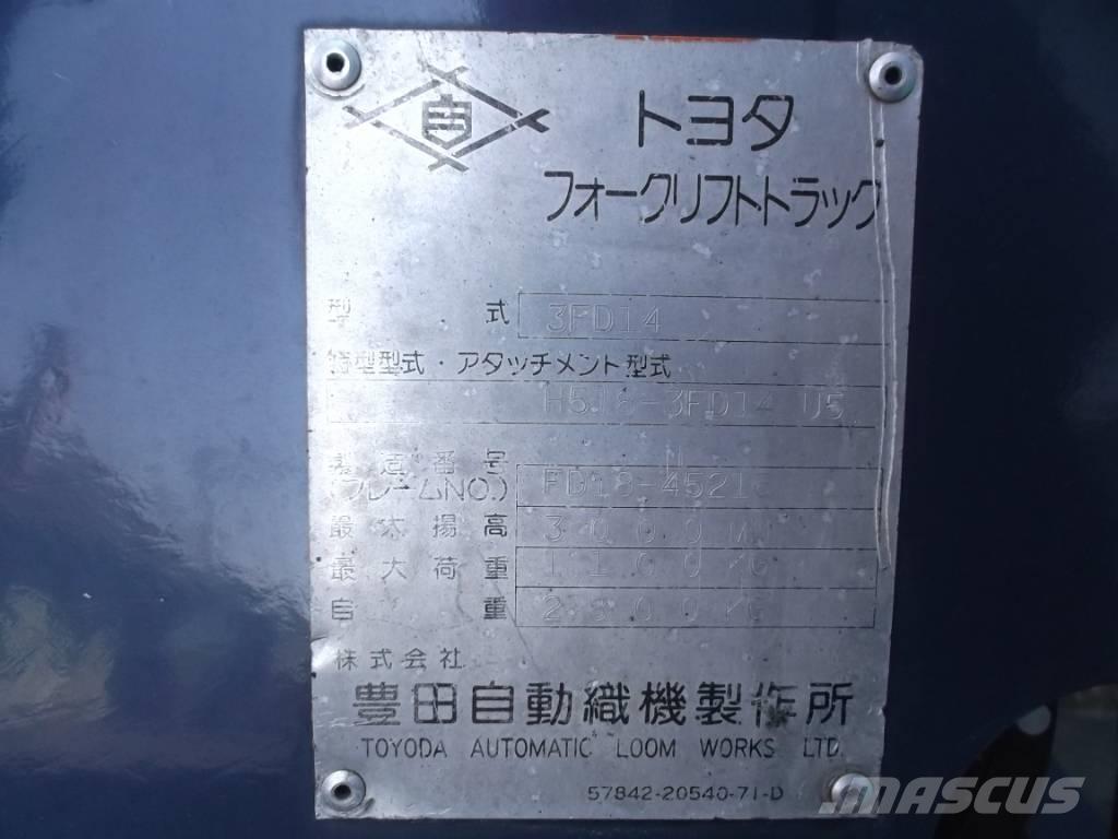 Toyota 3 FD 14 Diesel trucks