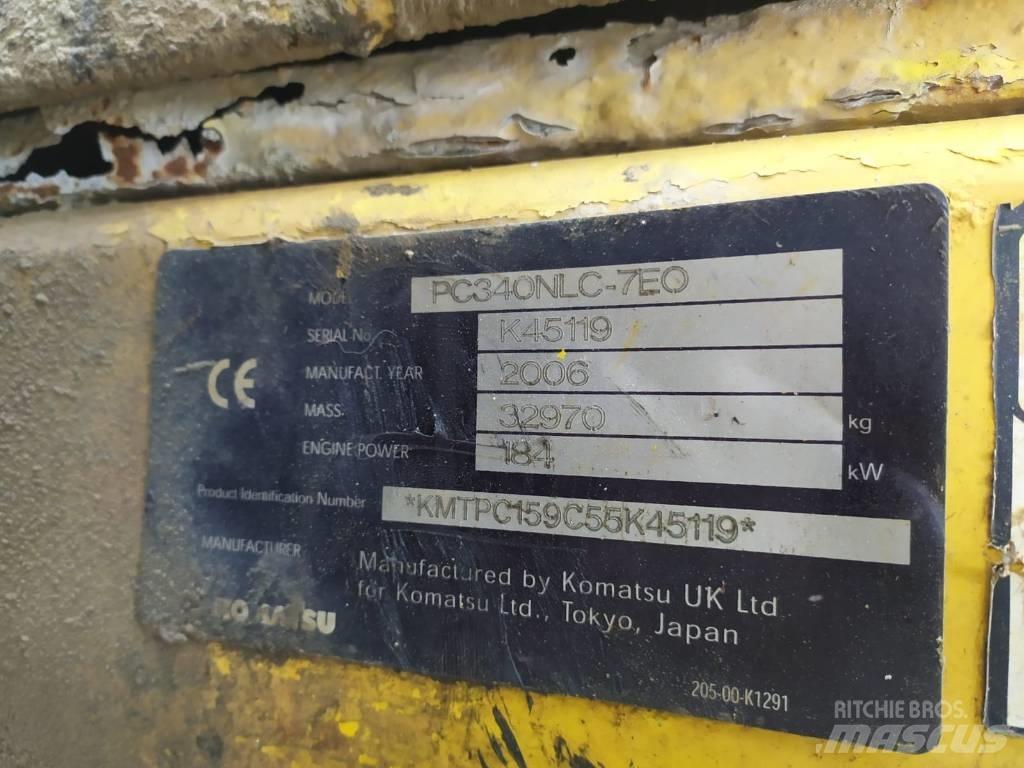 Komatsu PC340NLC-7EO Hydraulics