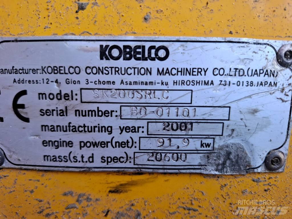 Kobelco SK200SRLC Crawler excavators