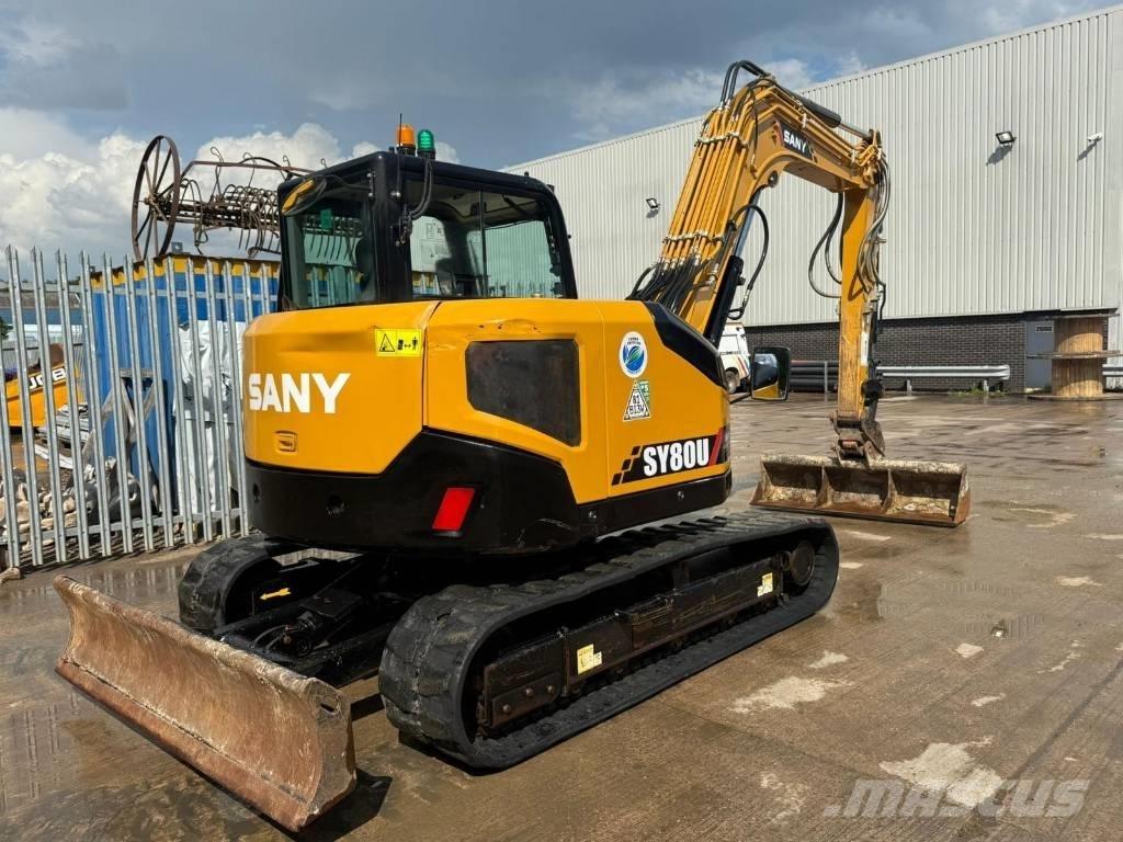 Sany SY 80 U Mini excavators  7t - 12t