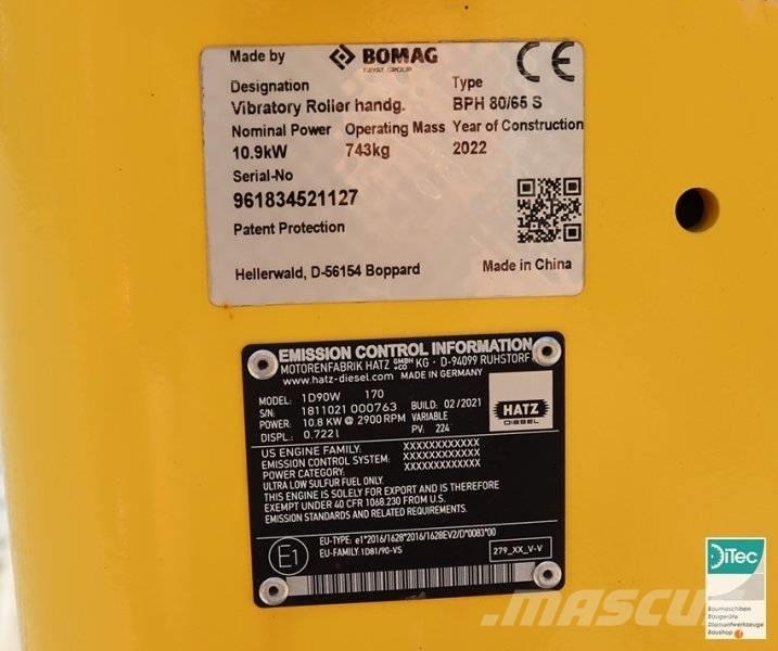Bomag BPH 80/65 S Plate compactors