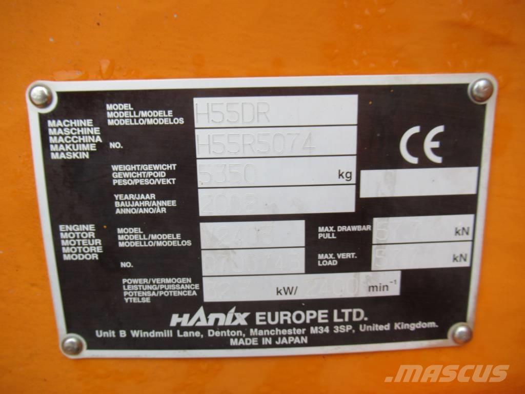 Hanix H 55 DR Mini excavators < 7t (Mini diggers)