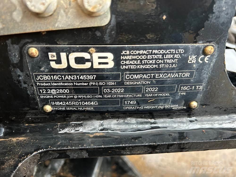 JCB 16C-1 Mini excavators < 7t (Mini diggers)
