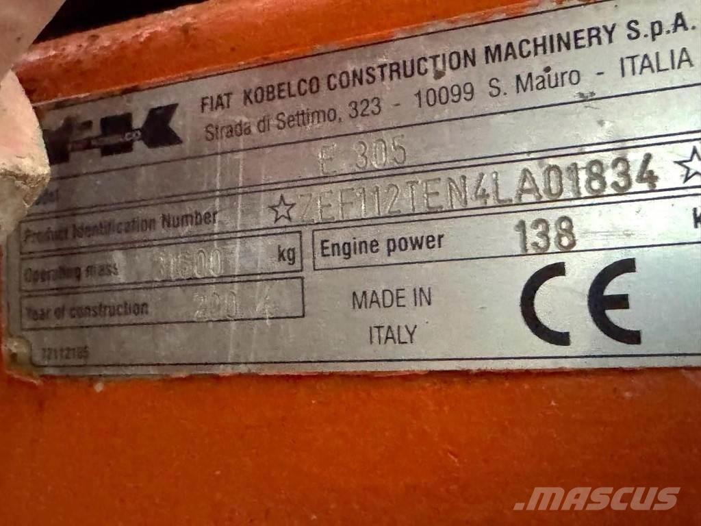 Fiat KOBELCO E305 Special excavators