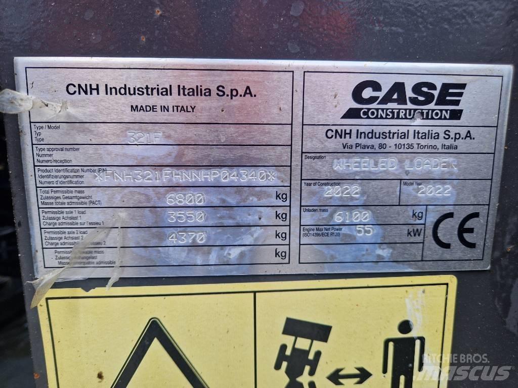 CASE 321 F Wheel loaders