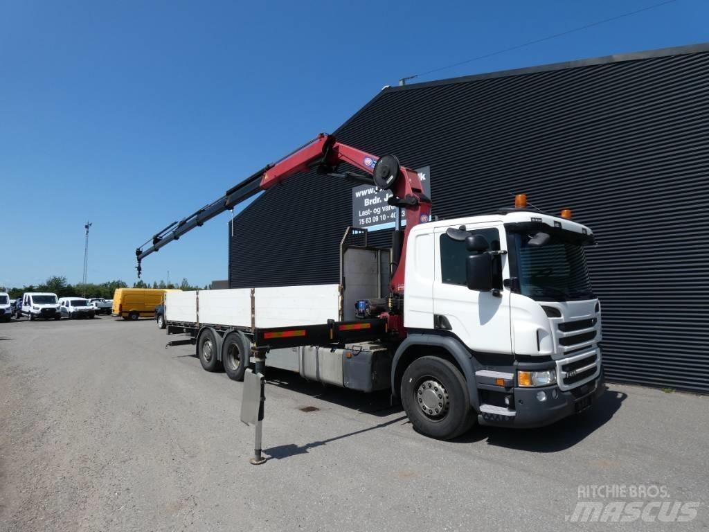 Scania P 450 Truck mounted cranes