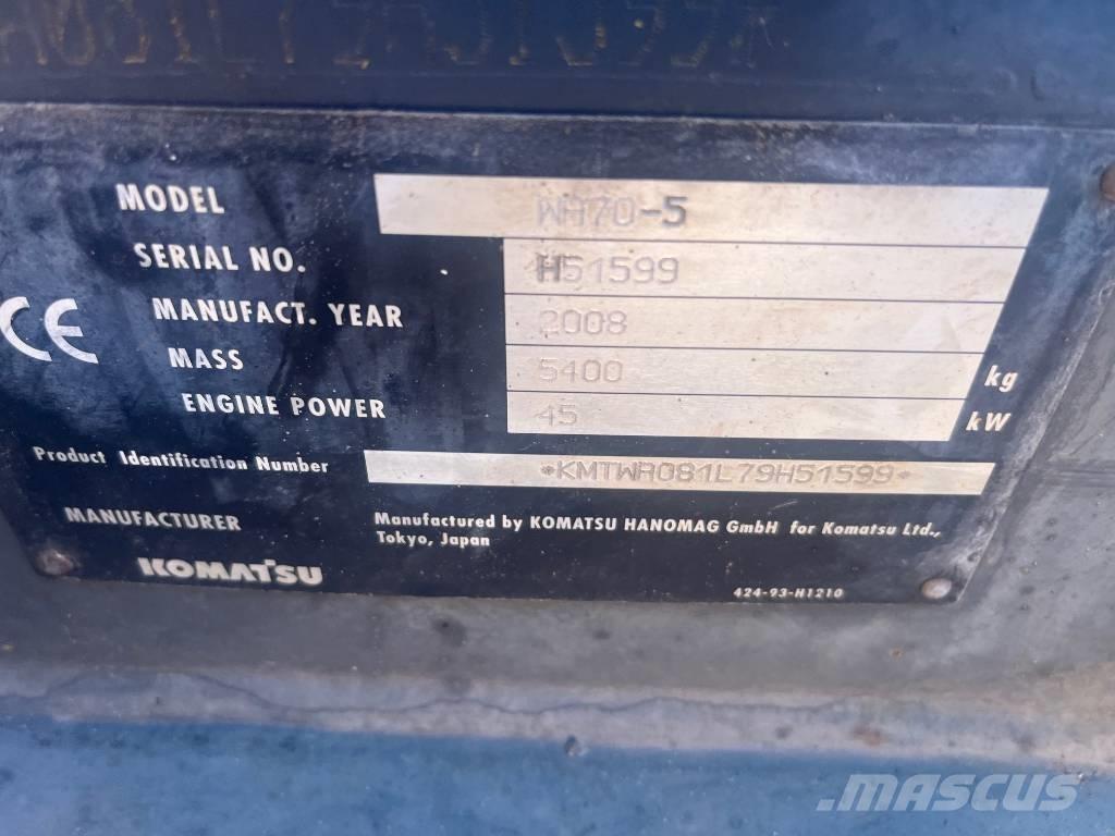 Komatsu WA 70-5 Mini loaders