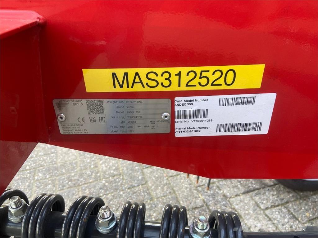 Vicon Andex 353 Swathers