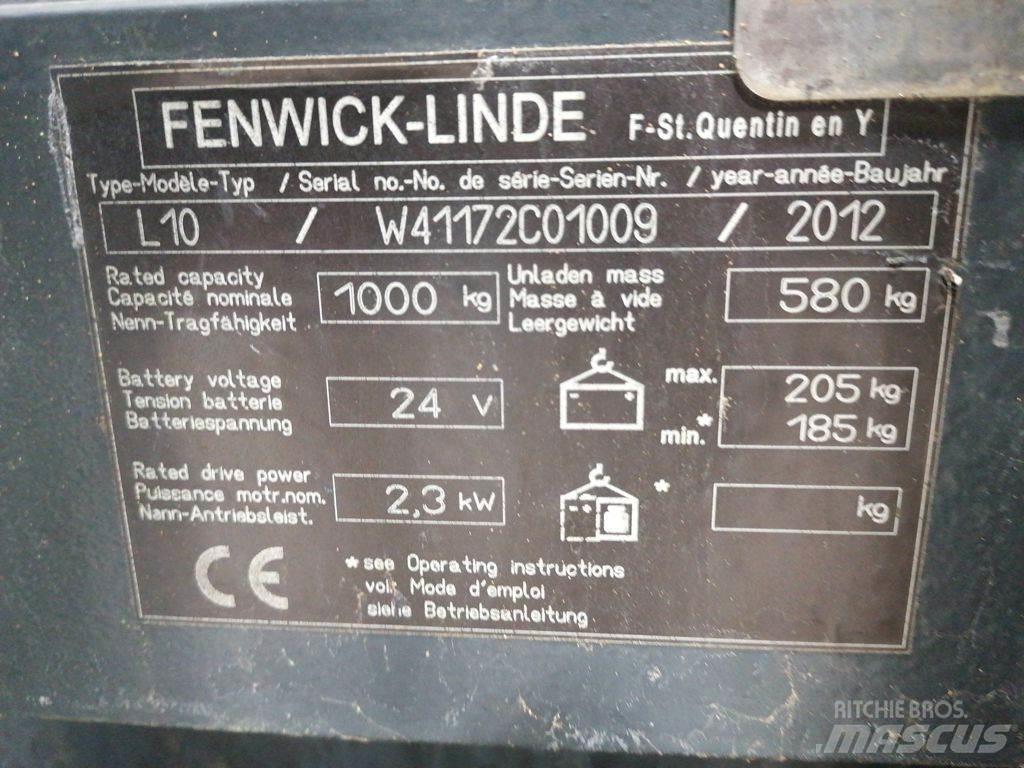 Linde L10 Pedestrian stacker
