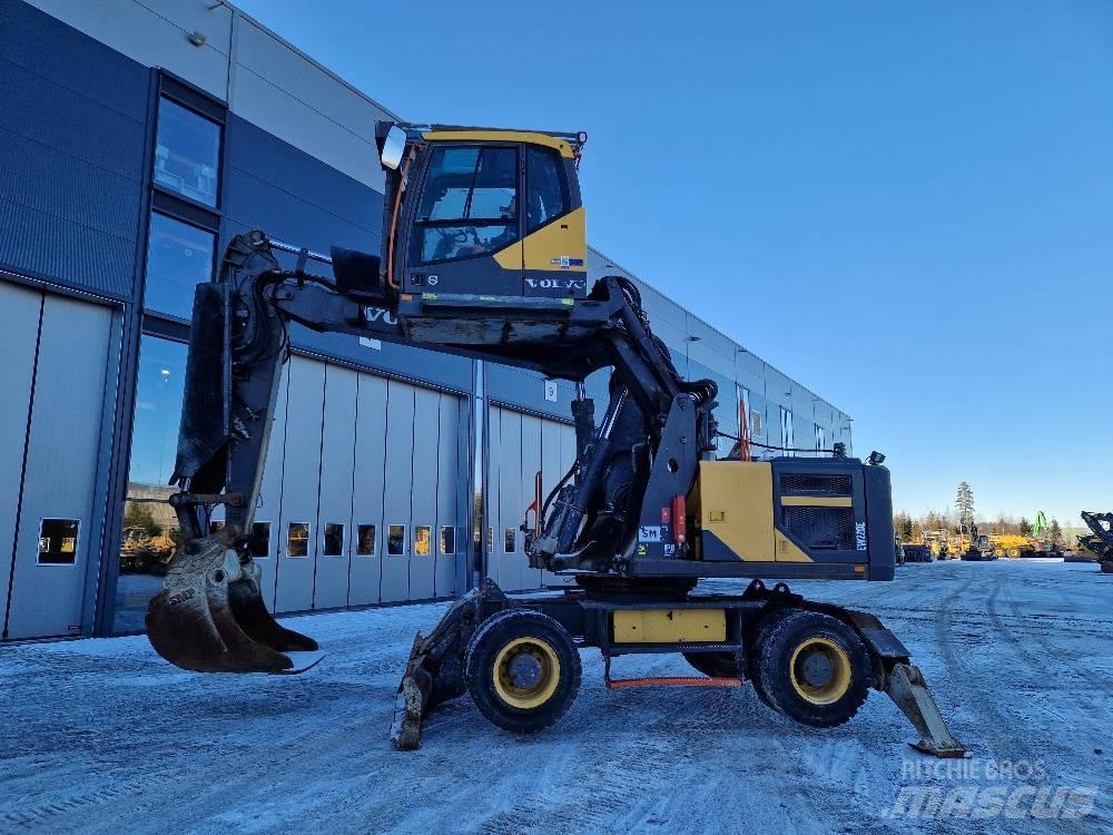 Volvo EW220E Wheeled excavators