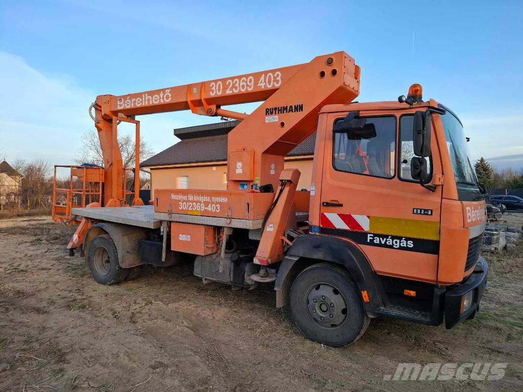 Mercedes-Benz 814 Truck mounted cranes
