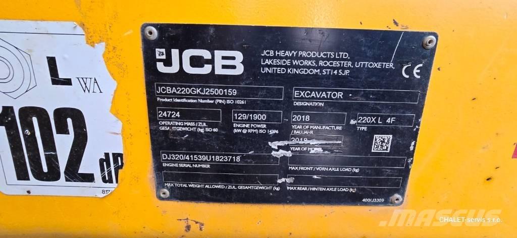 JCB 220 XL 4F Crawler excavators