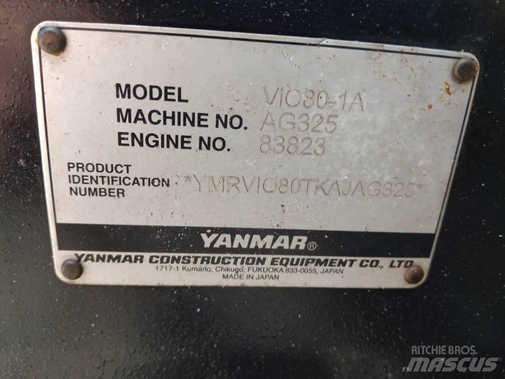 Yanmar ViO80-1a Crawler excavators