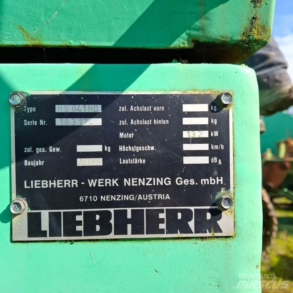 Liebherr HS 841 Track mounted cranes
