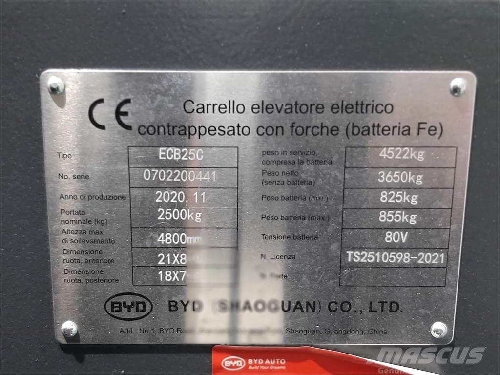 BYD ECB25C Electric forklift trucks