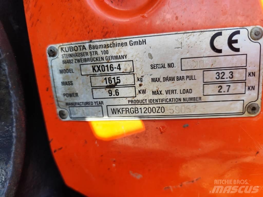 Kubota KX 016-4 Mini excavators < 7t (Mini diggers)