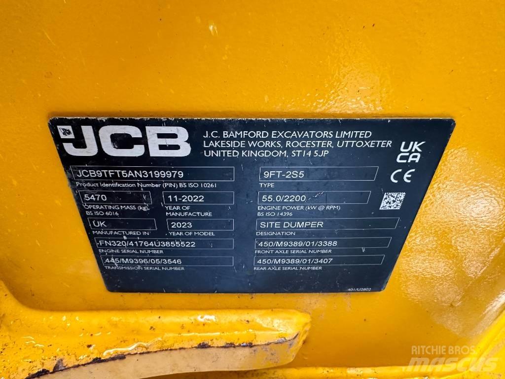 JCB 9 Ton Dumper Site dumpers