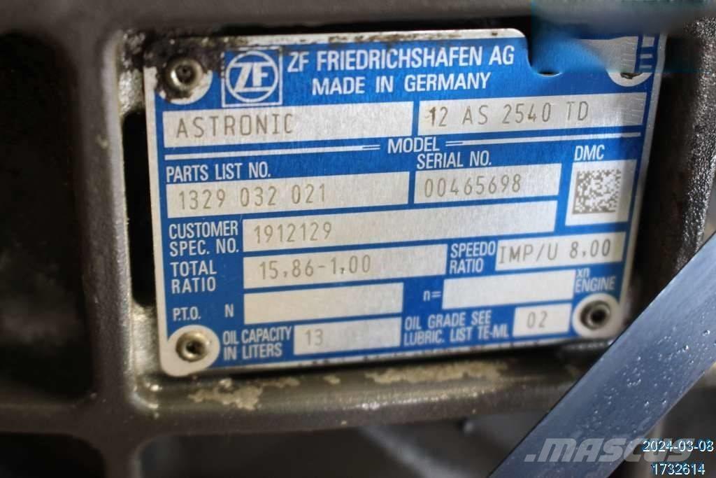 DAF XF 510 Gearboxes