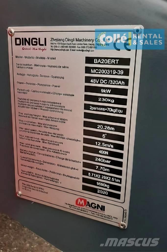 Magni BA20ERT | 2020 Articulated boom lifts