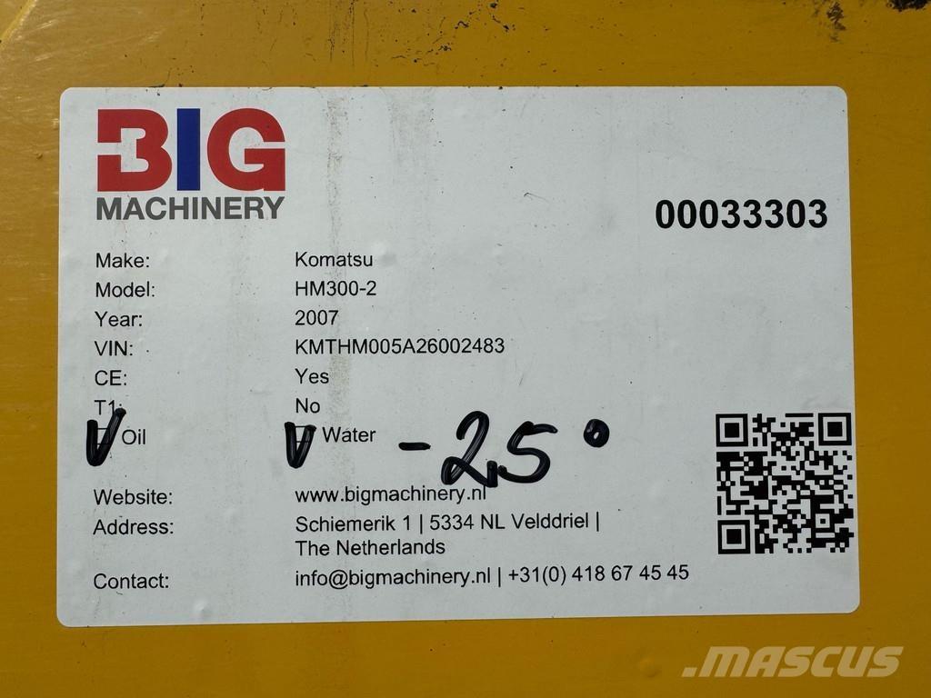 Komatsu HM300-2 Articulated Haulers