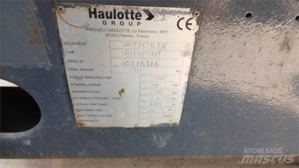 Haulotte HA16PX Articulated boom lifts