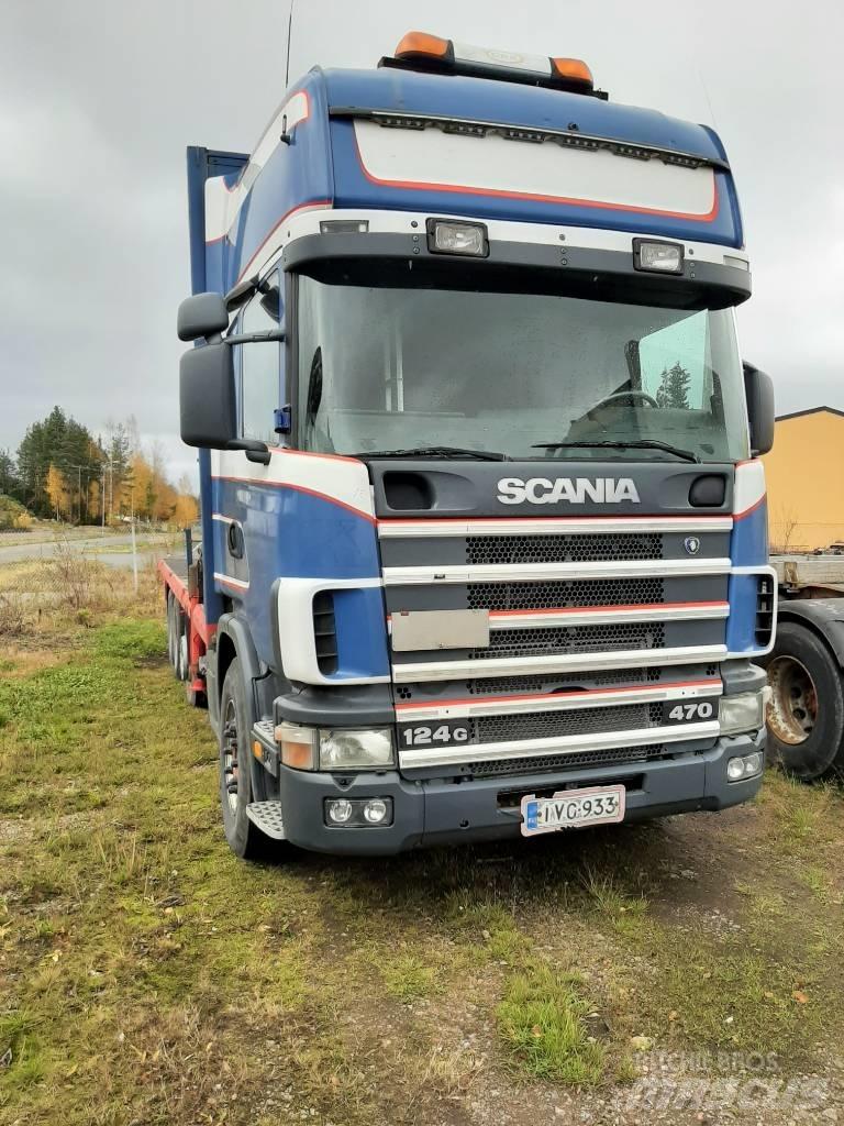 Scania R 124 Truck mounted cranes
