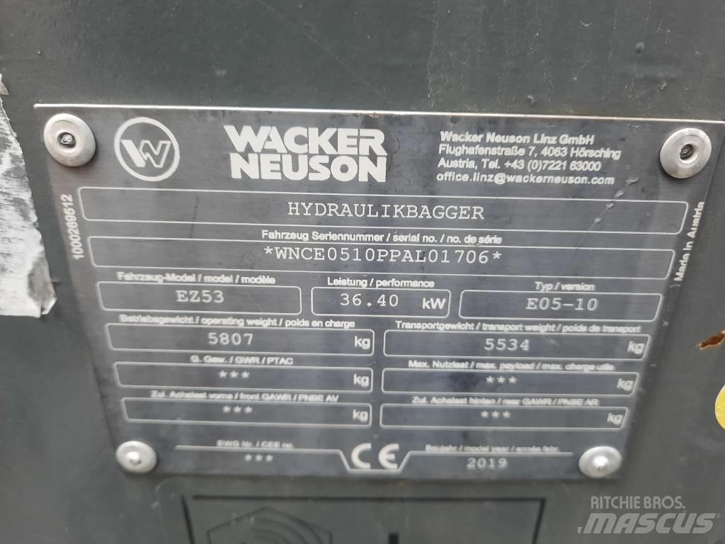 Wacker Neuson EZ 53 Mini excavators < 7t (Mini diggers)