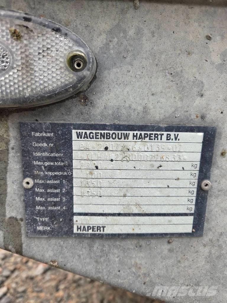 Hapert TA Light trailers
