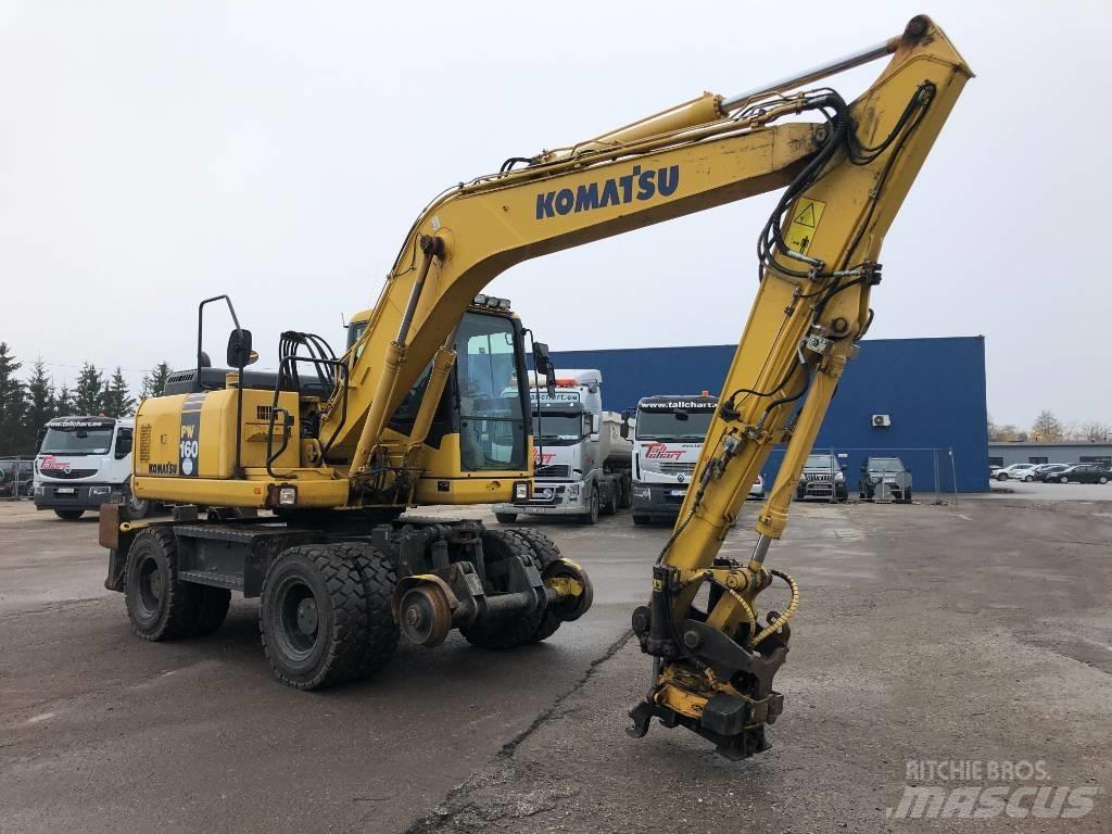 Komatsu PW160-7E0 Wheeled excavators