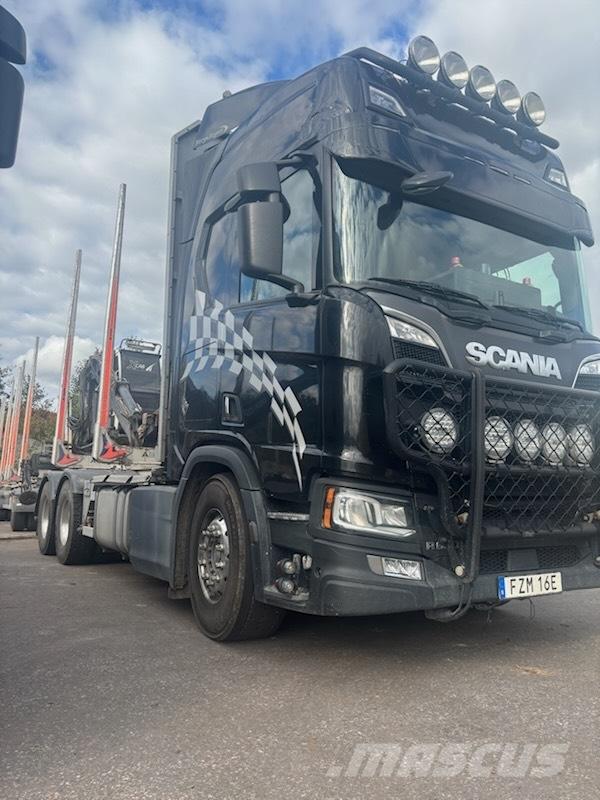 Scania R650B6X4NB Timber trucks