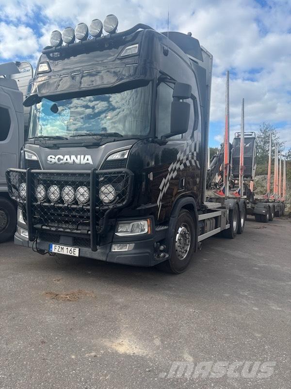 Scania R650B6X4NB Timber trucks