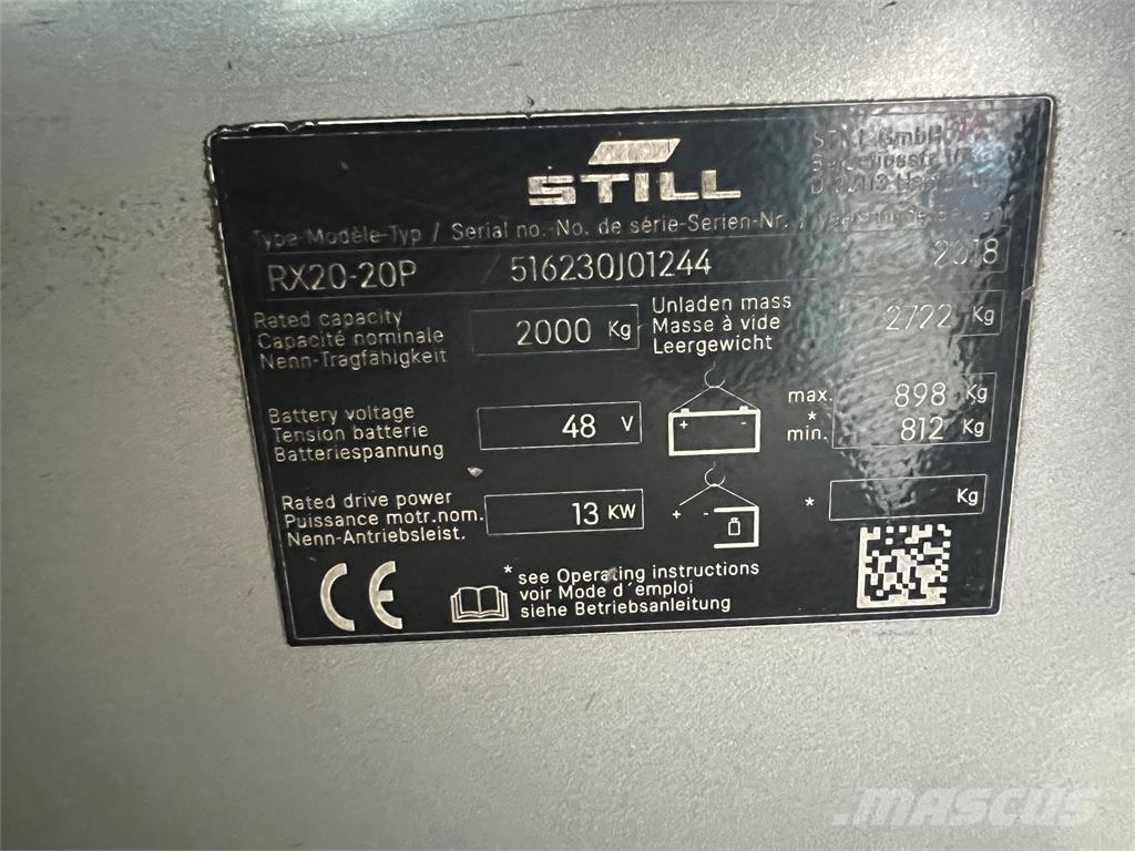 Still RX20-20P Electric forklift trucks