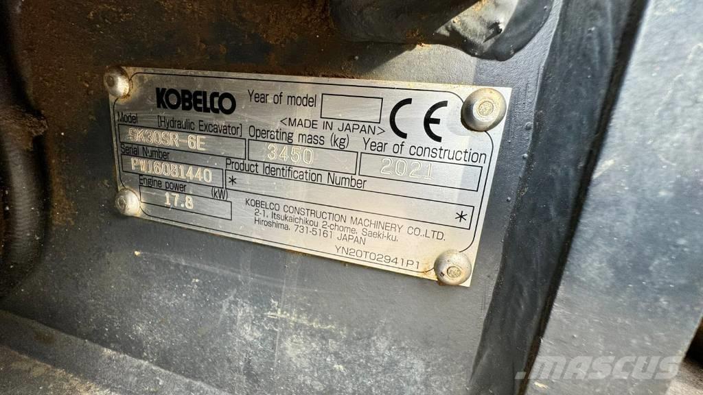 Kobelco SK 30 SR-6E Mini excavators < 7t (Mini diggers)