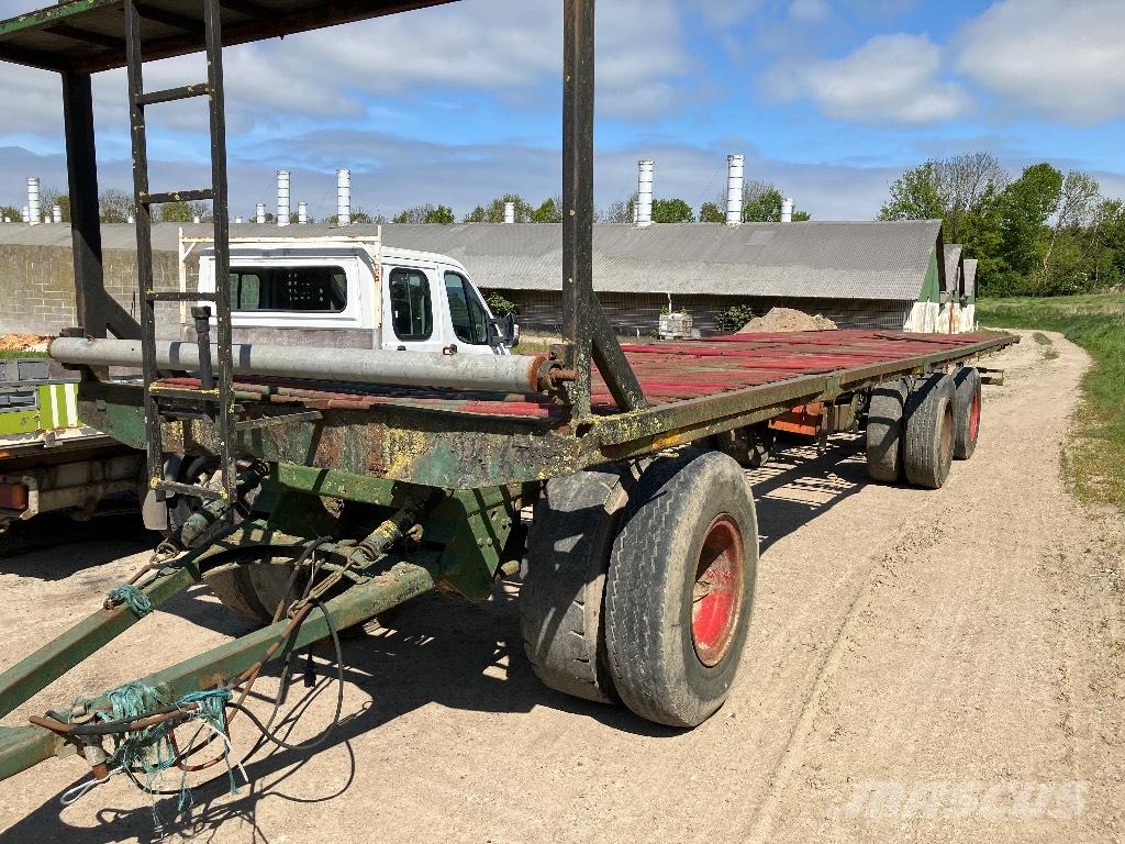  12,5 meter Halmvogn Bale trailers
