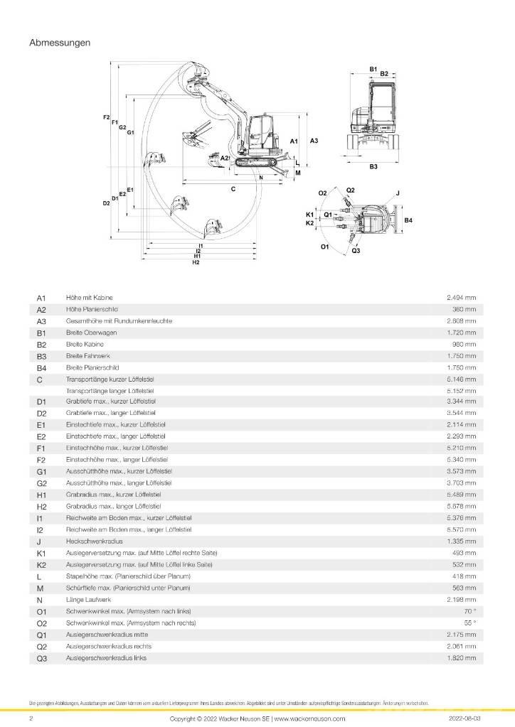 Wacker Neuson ET 42 Crawler excavators