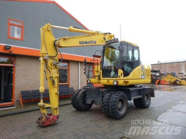 Komatsu PW 140-7 Wheeled excavators