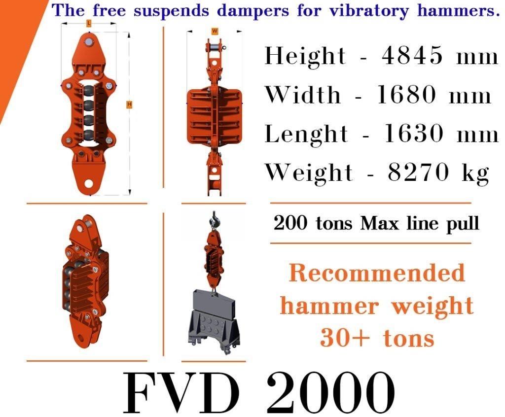  Finaros FVD 2000 Hydraulic pile hammers