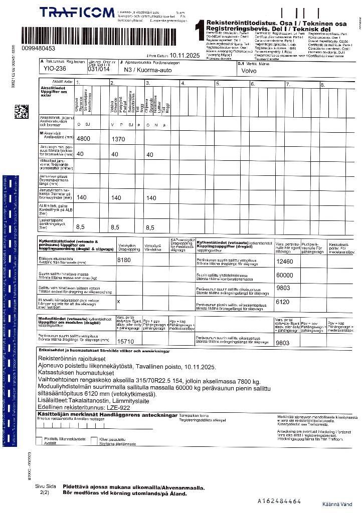 Volvo FH 13 Box trucks