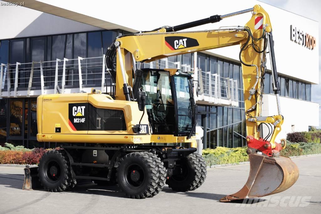 CAT M 314 F Wheeled excavators