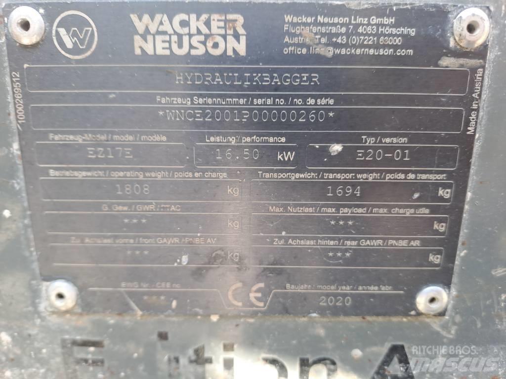 Wacker Neuson EZ17e Crawler excavators