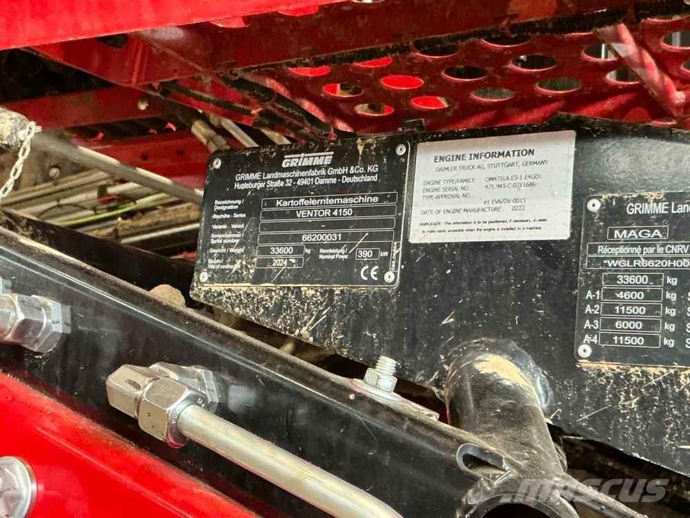 Grimme VENTOR 4150 Potato harvesters