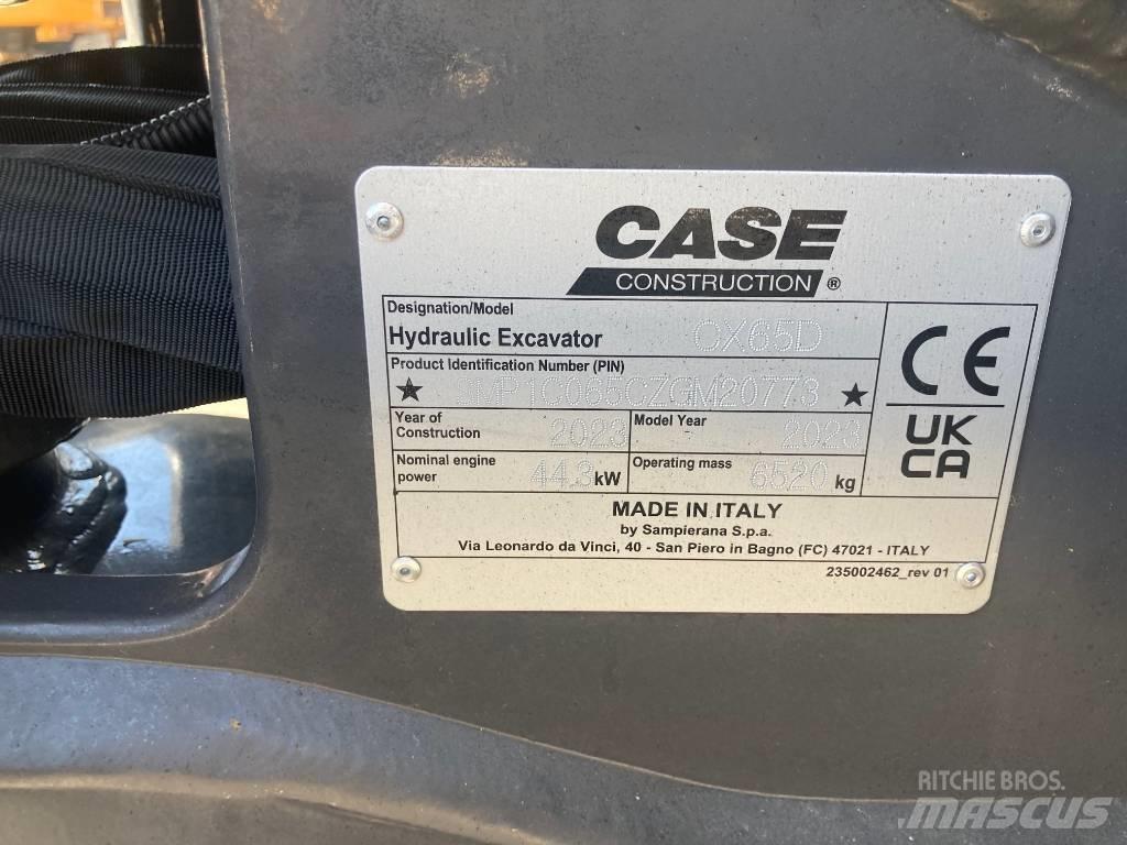 CASE CX65D Mini excavators < 7t (Mini diggers)