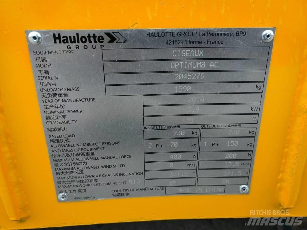 Haulotte OPTIMUM 8 Scissor lifts